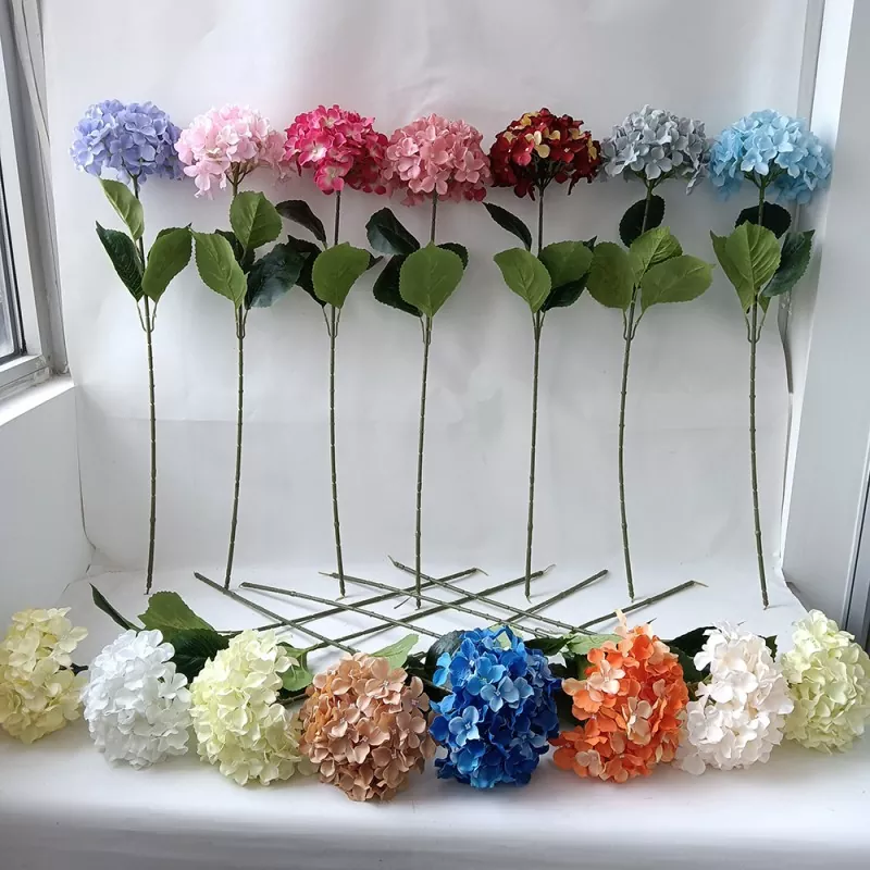 ດອກໄມ້ປອມແປງດອກໄມ້ Hydrangea